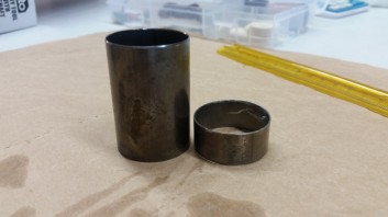 Spacers cut down by 35mm